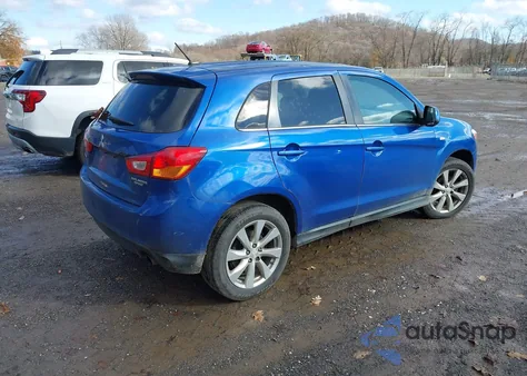 2015 Mitsubishi Outlander Sport Se from USA, damaged, VIN 4A4AR4AUXFE001633